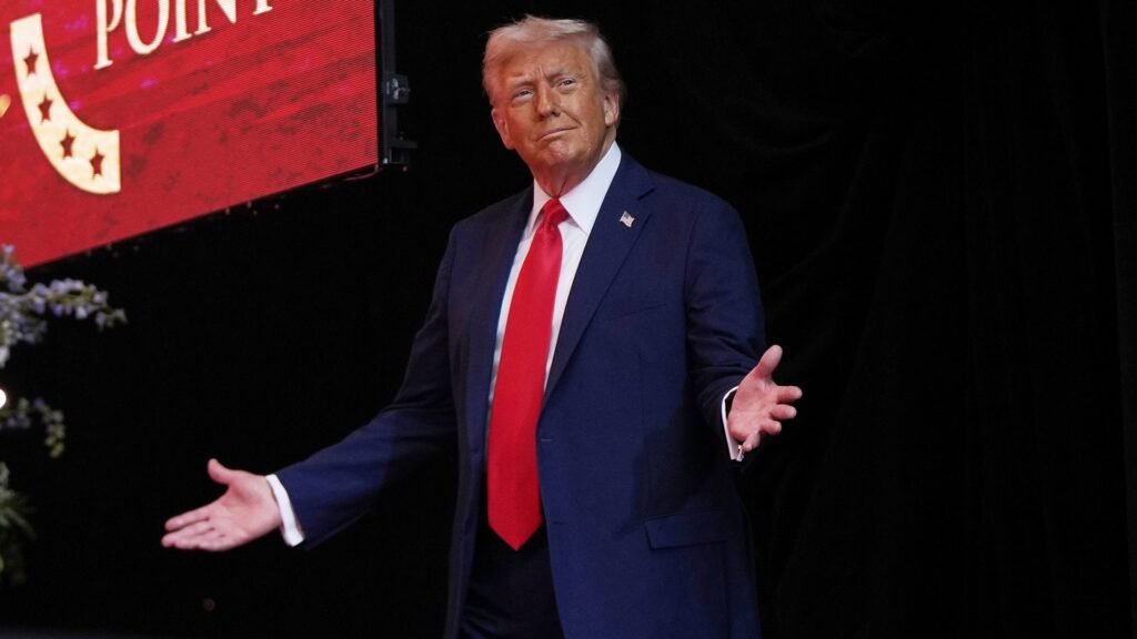 Trump Honors Charlie Kirk in Memorial Speech, Politics Mix